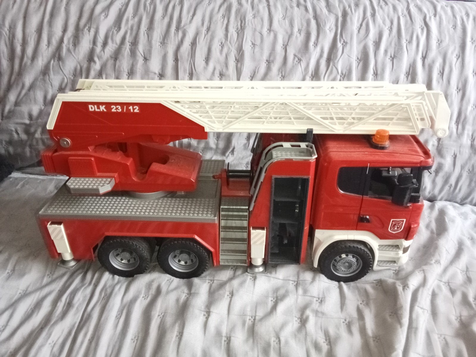 Bruder Scania Brandweerwagen, Ophalen of Verzenden, Gebruikt, Auto