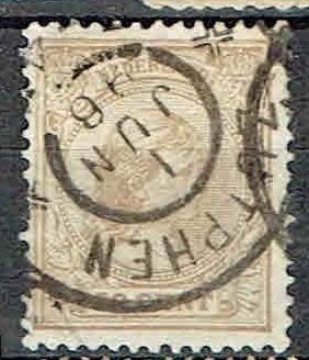 Nederland 1891 nr 43 Prinses Wilhelmina ZUTPHEN, Verzenden, Gestempeld, Koningshuis