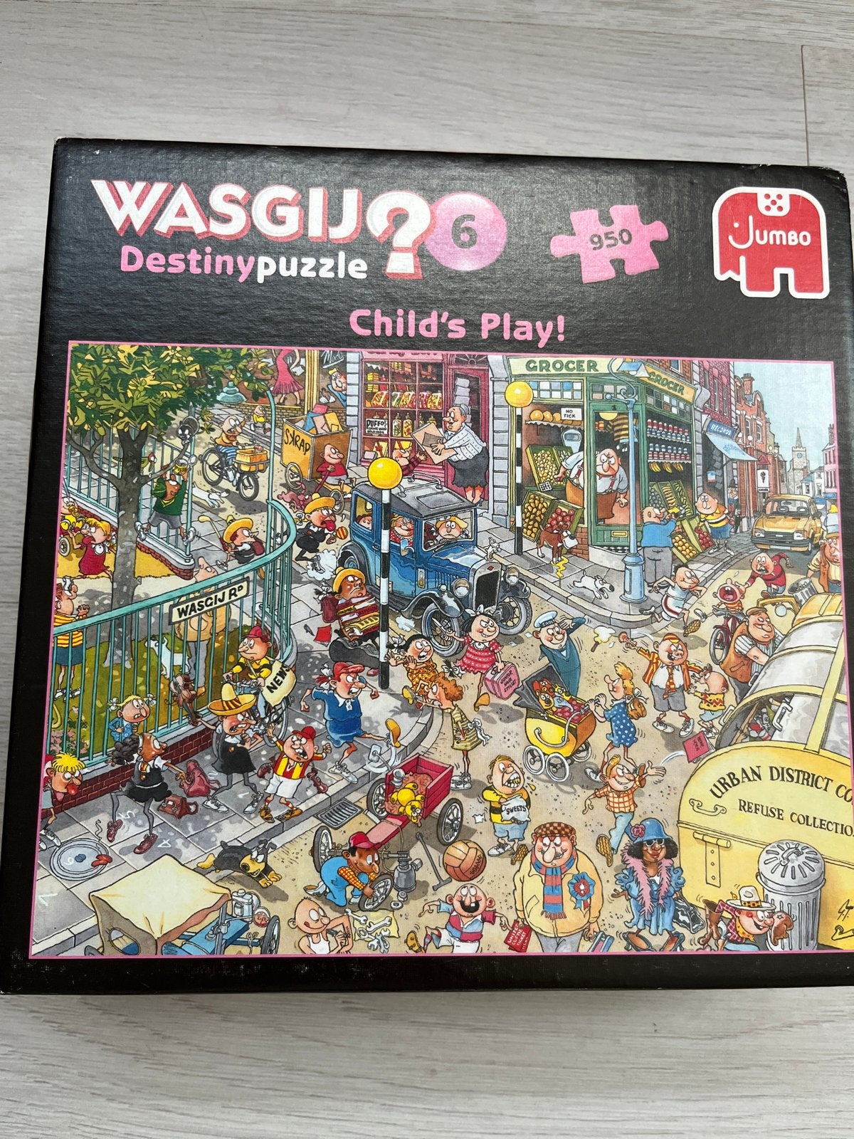 Wasgij Destiny 26 Child's Play! puzzel 950 stukjes Jumbo, Ophalen of Verzenden, Meer dan 50 stukjes, Gebruikt, 6 jaar of ouder