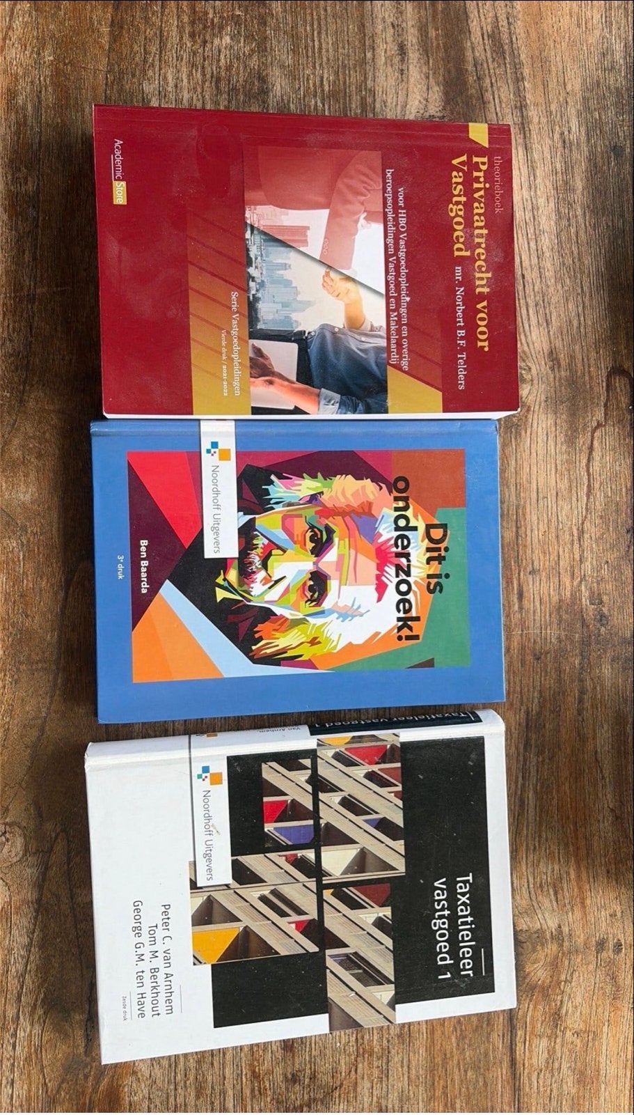 Vastgoed boeken: Privaatrecht, Taxatieleer, Vastgoedexploita, Ophalen of Verzenden, Gamma, Zo goed als nieuw, HBO
