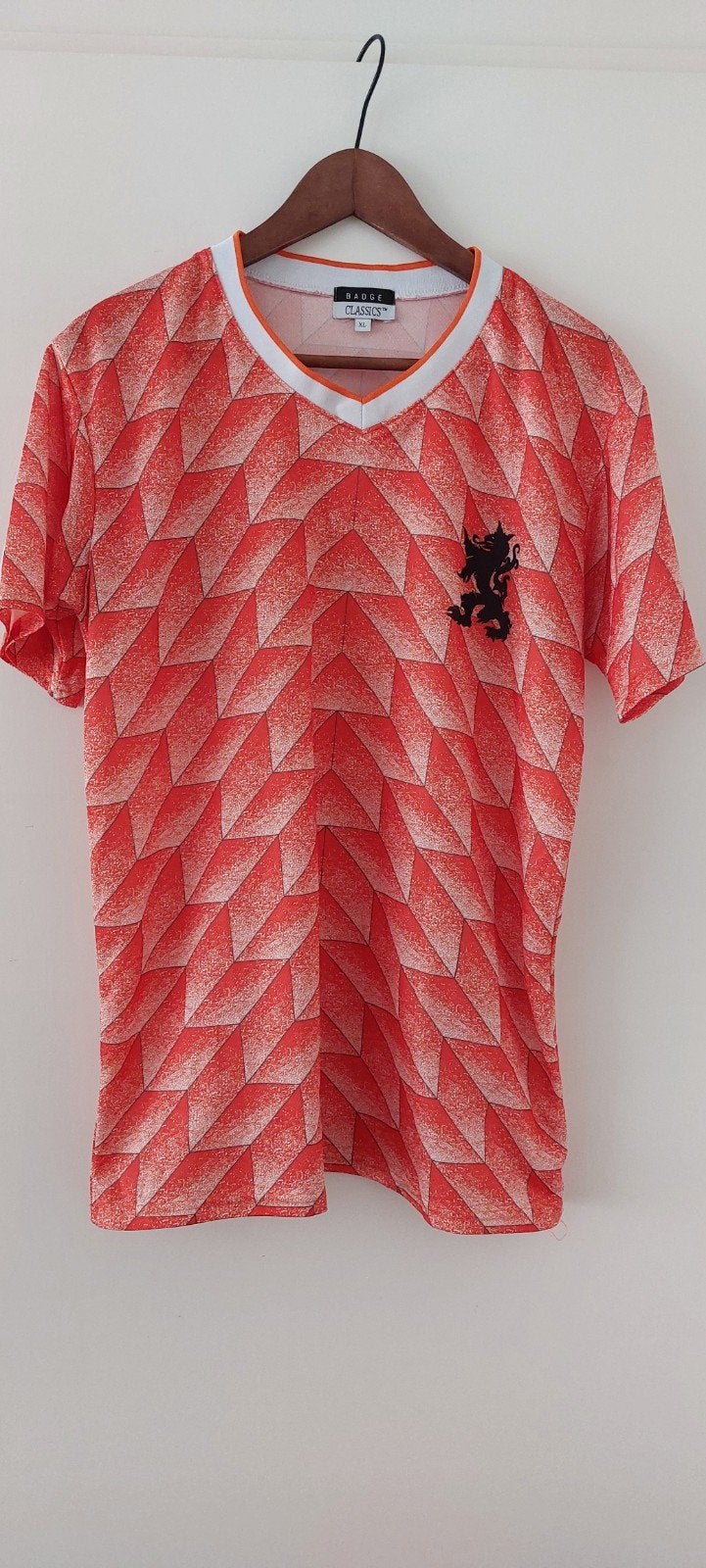 zo goed als nieuw Nederlands Elftal Retro Voetbalshirt, Badge Classics, Maat 56/58 (XL), Oranje, Ophalen of Verzenden
