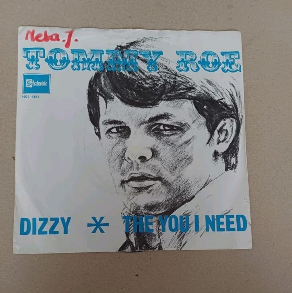 Tommy Roe - Dizzy, Cd's en Dvd's, Vinyl Singles, Gebruikt, Pop, Beschermende buitenhoes, Ophalen of Verzenden