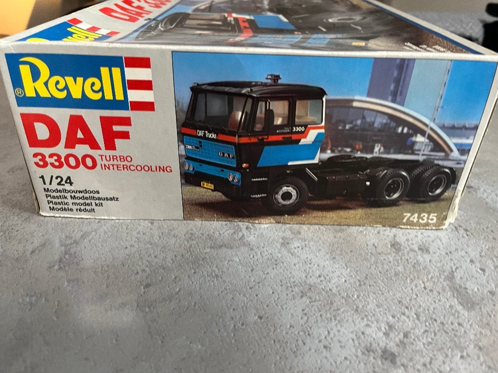 Revell DAF 3300 Turbo Intercooling Modelbouwdoos 1/24, Ophalen of Verzenden, Gebruikt, Bus of Vrachtwagen, Revell