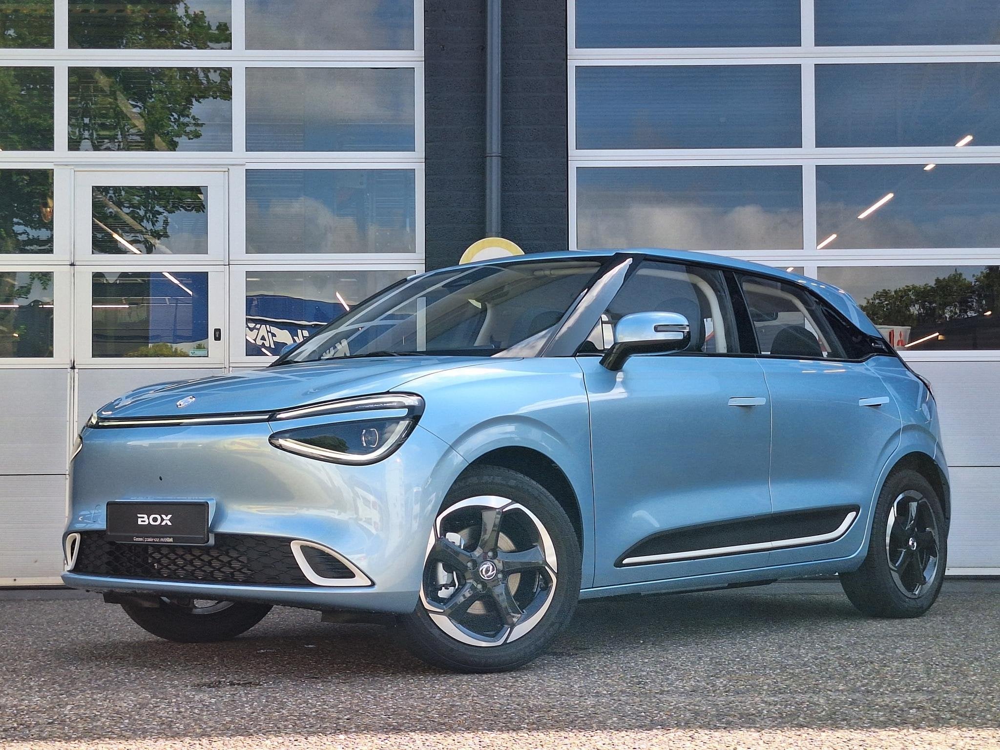 Dongfeng BOX Premium Edition 42 kWh | 360° camera | Adaptie, Auto's, Stof, 95 pk, Blauw, Origineel Nederlands