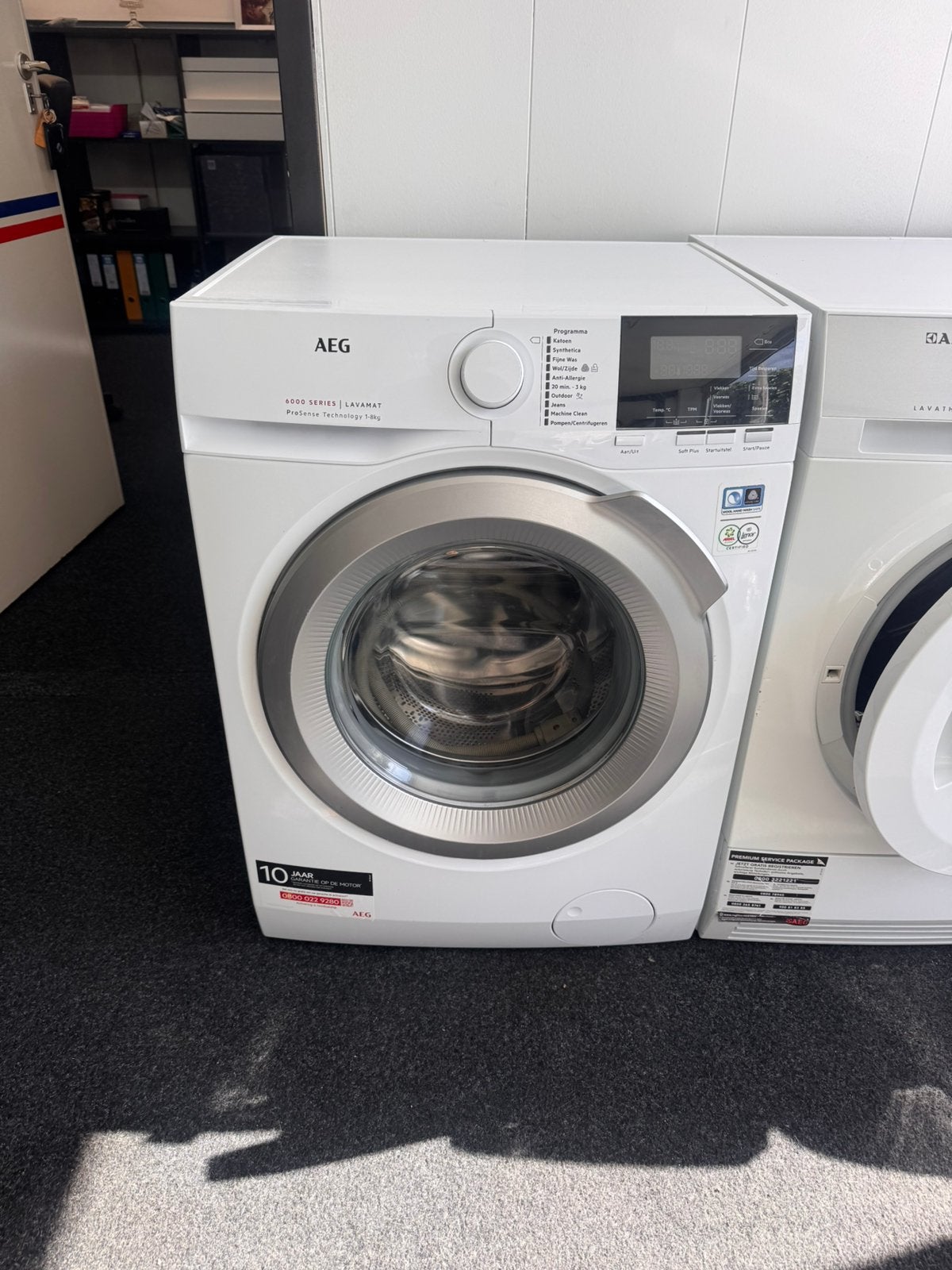 AEG 1400 SERIE 6000 A+++ 8 KG met 1 jaar garantie, N, N, Ophalen of Verzenden, Voorlader