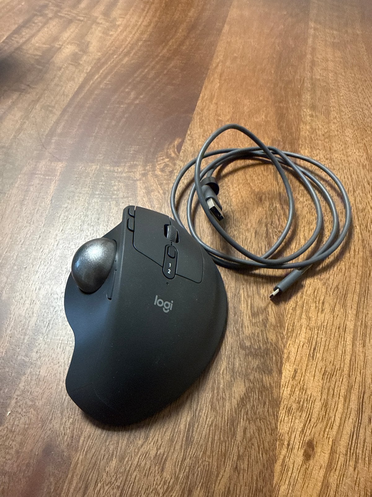 Logitech MX Ergo Draadloze Trackball Muis - Zo goed als nieu, Computers en Software, Rechtshandig, Ergonomisch, Ophalen of Verzenden