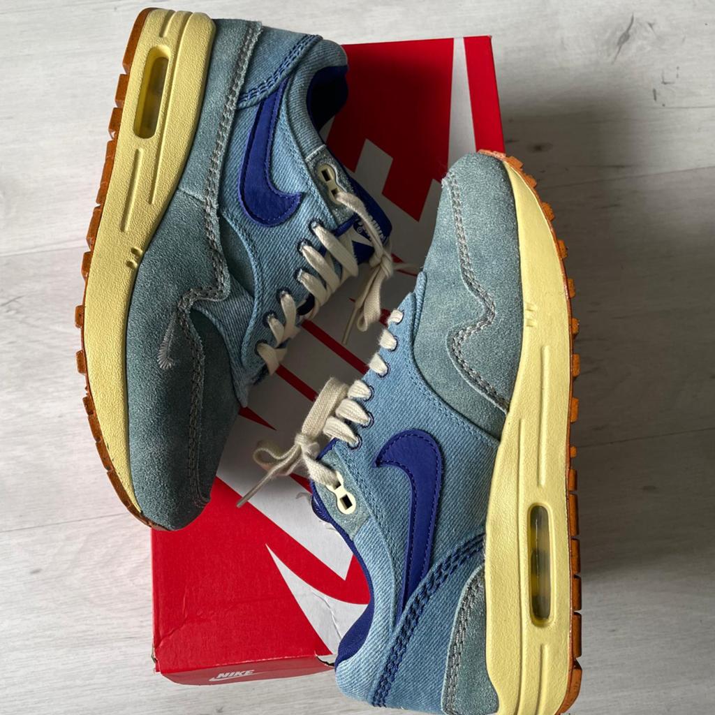 NIKE AIR MAX 1 DIRTY DENIM MAAT 38, Kleding | Dames, Schoenen, Blauw, Nike, Ophalen of Verzenden, Sneakers of Gympen