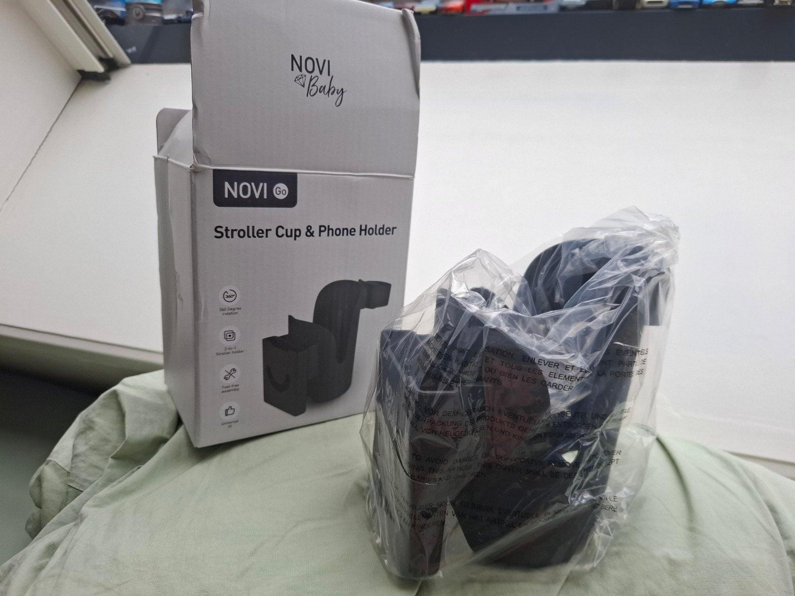 Novi Baby Stroller Cup & Phone Holder - Nieuw, Ophalen of Verzenden, Nieuw, Kinderwagen, Overige merken