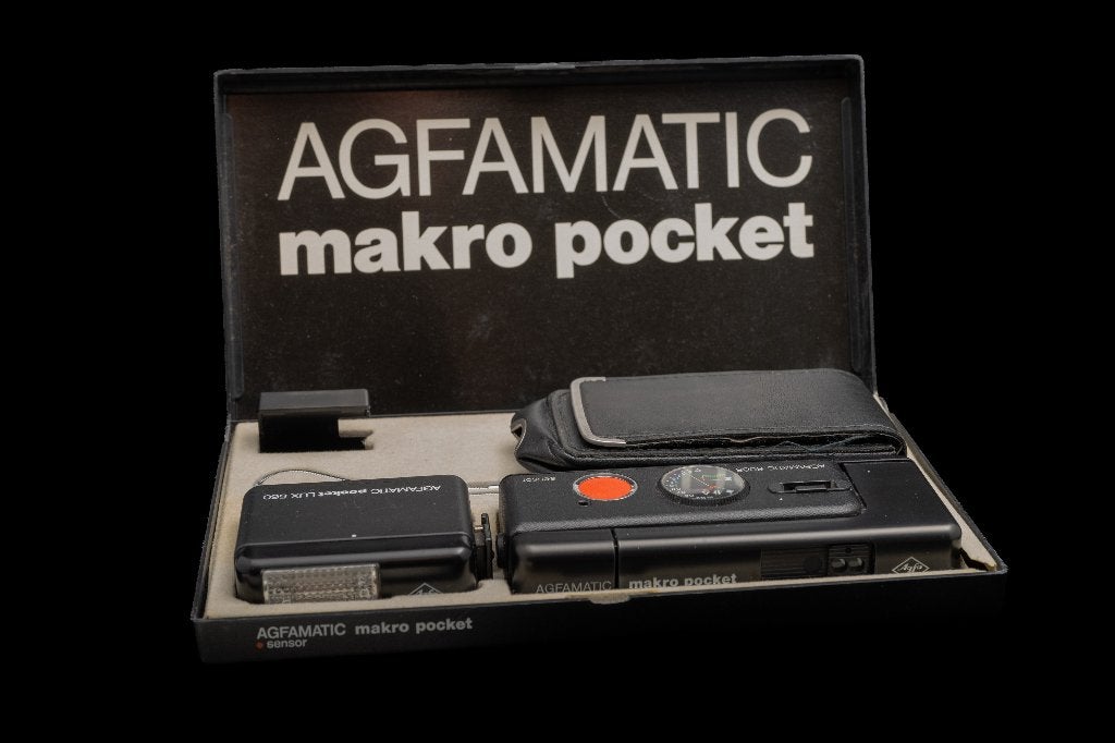 Agfamatic Makro Pocket 6008 110 Camera met Accessoires, Ophalen of Verzenden, Gebruikt, Compact, Overige Merken