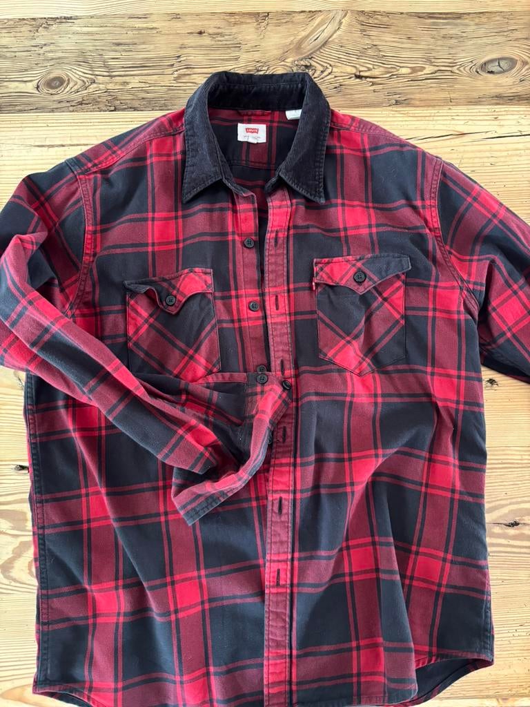 Vintage blouse van Levi’s maat M, Ophalen of Verzenden, Zo goed als nieuw, Zwart