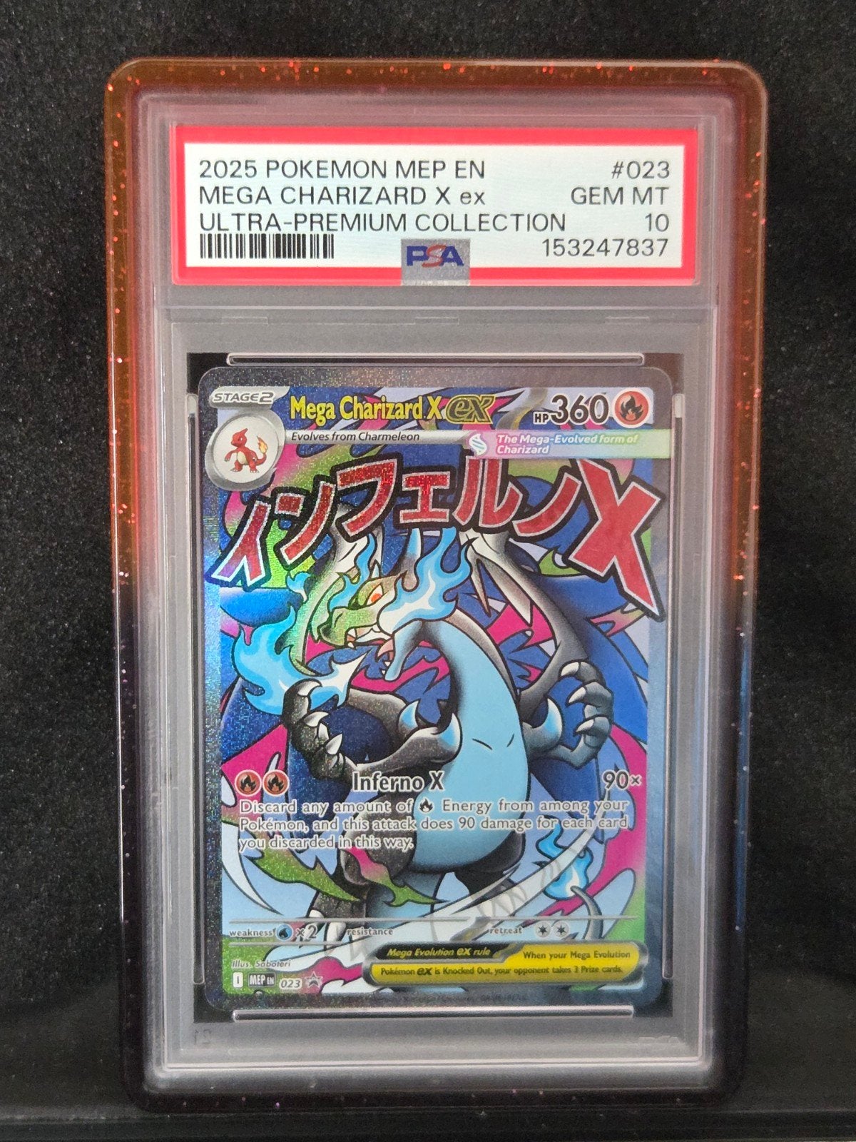 #2 PSA 10 - Mega Charizard #023 (Pokemon 2025 UPC), Ophalen, Zo goed als nieuw