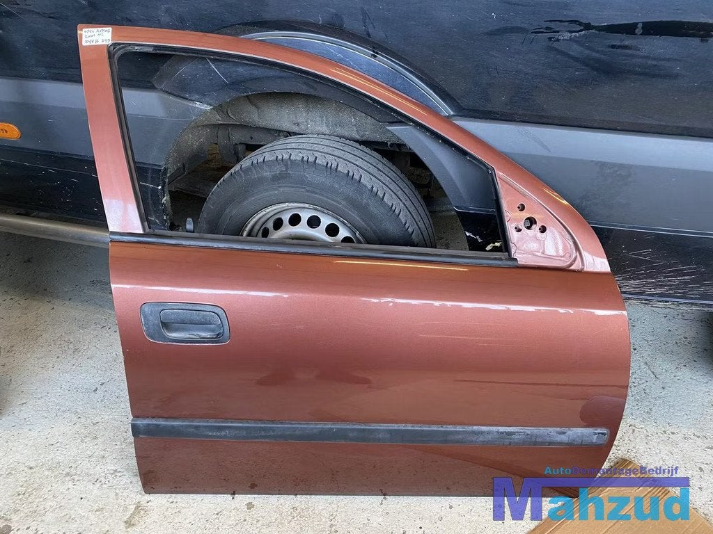 OPEL ASTRA G Rechts voor deur portier bruin Z44H 5 DEURS, Auto-onderdelen, Gebruikt, Deur, Opel Automobile GmbH, Ophalen of Verzenden