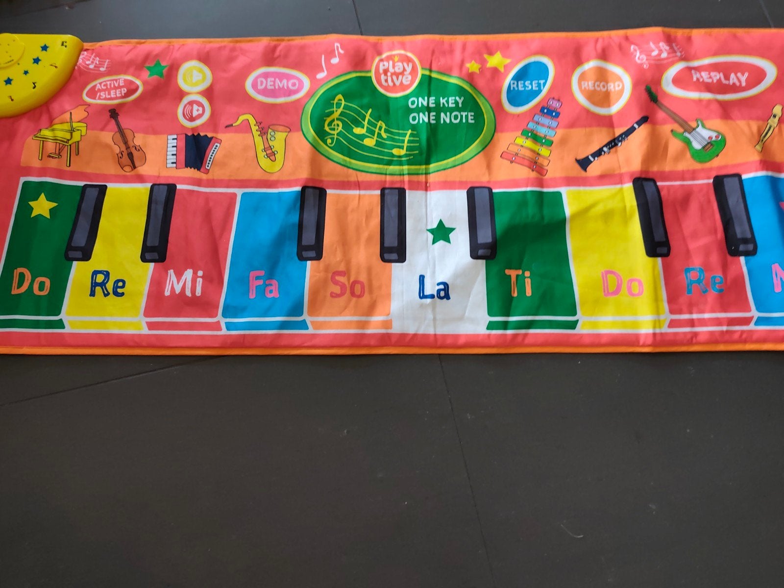 Playtive Muziek Speelkleed Piano met Geluid en Instrumenten, Ophalen of Verzenden, Zo goed als nieuw, Speelkleed, Met geluid