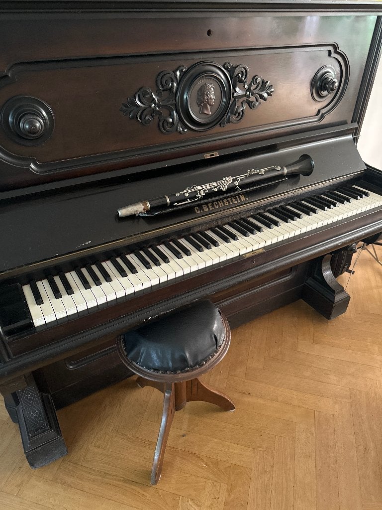 Bechstein piano, Ophalen, Gebruikt, Zwart, Piano