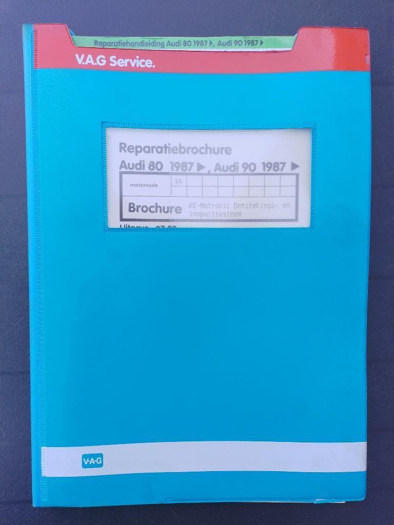 Werkplaatsboek Audi 80 B3 + Coupé 2.0 83KW KE-Motronic 3A, Ophalen of Verzenden, Gelezen, Audi