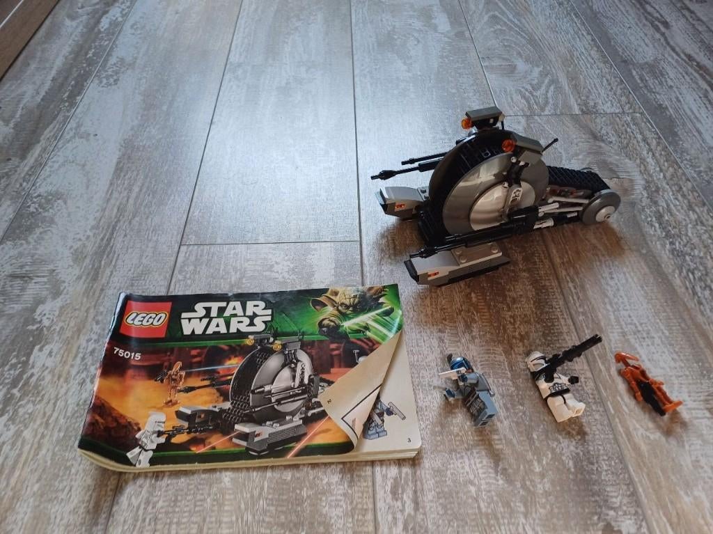 Lego Star Wars Corporate Alliance Tank Droid - 75015, Ophalen of Verzenden, Zo goed als nieuw, Complete set, Lego