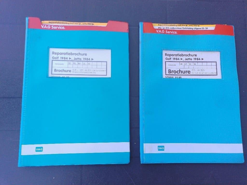 Vw Golf 2  dealer werkplaatsboeken carburateur + ontsteking, Verzenden, Gelezen, Volkswagen