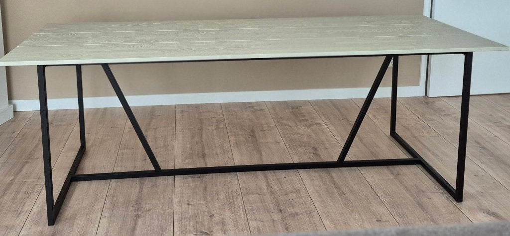 WOOOD Eettafel Silas zo goed als nieuw! €50,-, Huis en Inrichting, Tafels | Eettafels, 200 cm of meer, 50 tot 100 cm, Zo goed als nieuw