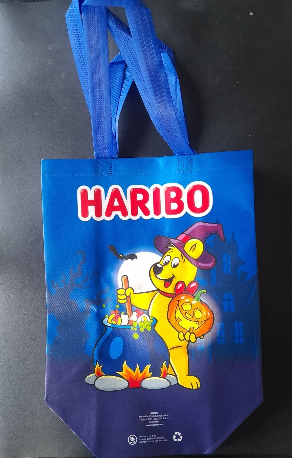 10 nieuwe kunststof tassen Haribo thema Halloween, Ophalen of Verzenden, Nieuw