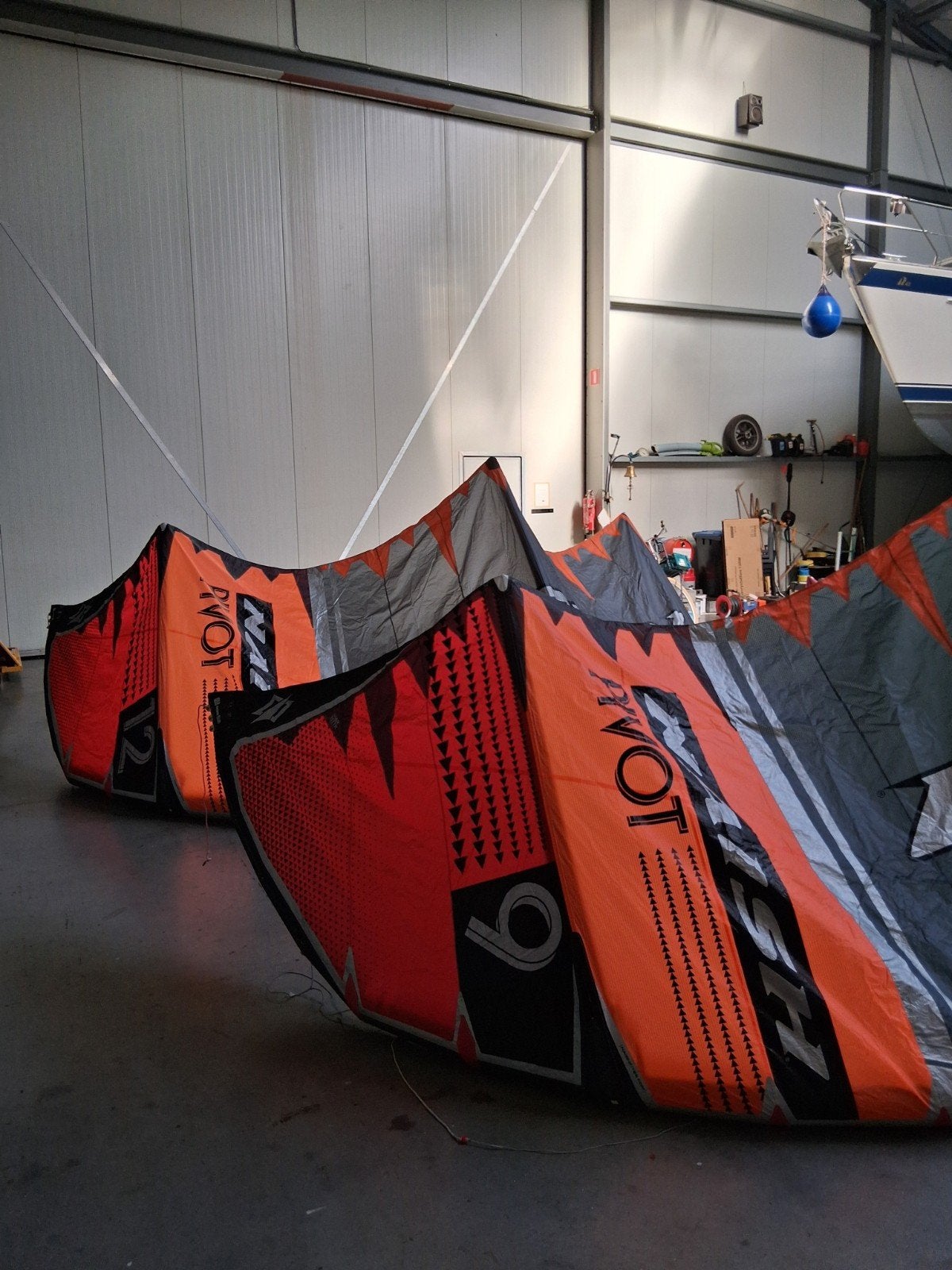 Naish Pivot 2020 Kiteset 9m en 12m met bar, Watersport en Boten, Geen board, Ophalen, Gebruikt, 9 m²