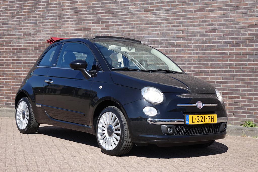 Fiat 500C 1.2 Lounge, airco, Blue&Me, navigatie, prachtige a, Voorwielaandrijving, Euro 5, Gebruikt, 4 cilinders