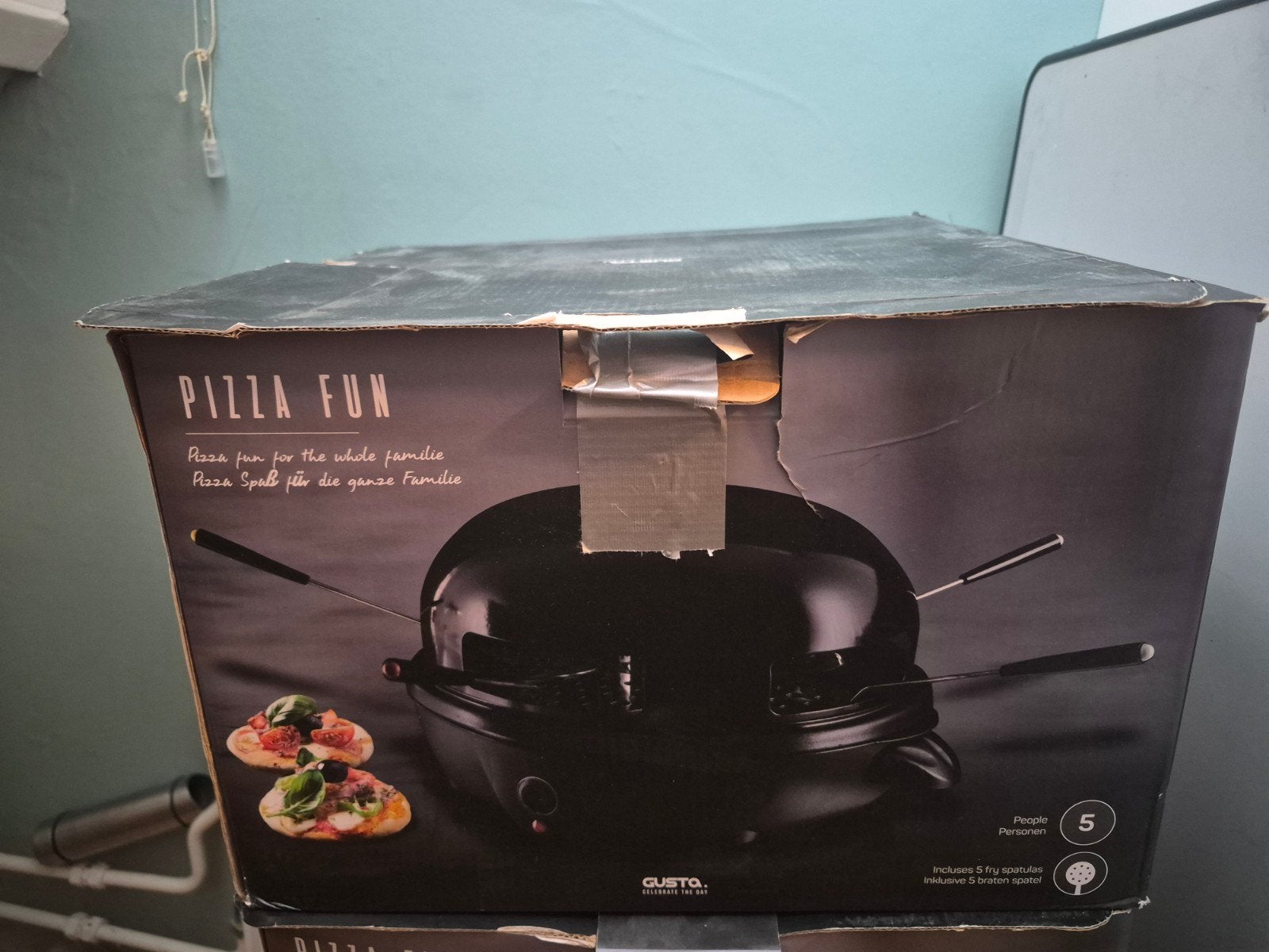 Gusta Pizza Fun - Pizzaoven voor 5 personen, Ophalen, Nieuw, Overige merken, Pizzaoven
