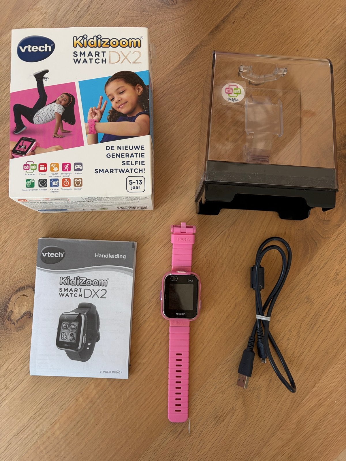 Vtech Kidizoom Smart Watch DX2 Roze - Zo goed als nieuw, Ophalen of Verzenden, Zo goed als nieuw, Stappen, Roze