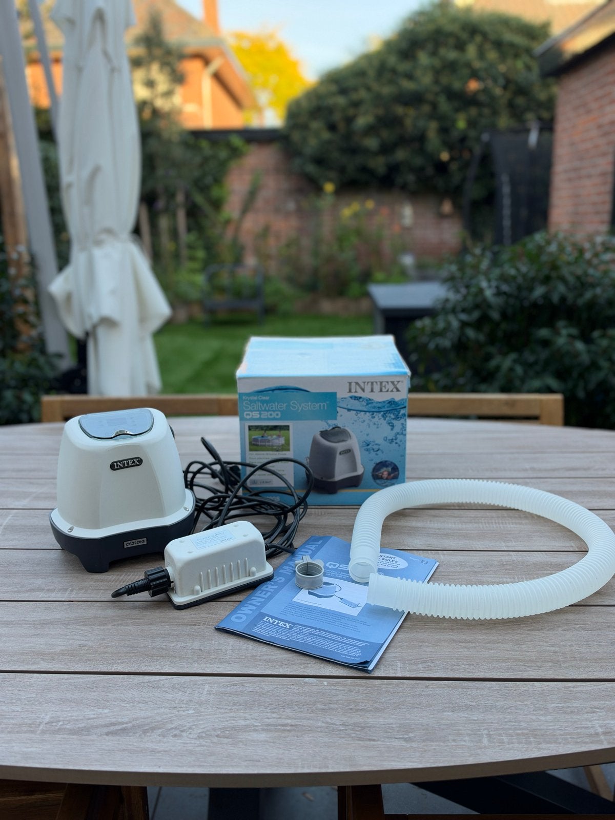 Intex Krystal Clear Saltwater System QS200 Zoutwatersysteem, Ophalen of Verzenden, Gebruikt, Overige typen