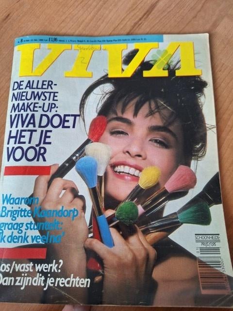 Viva 1986 Jos Brink Sam Neill Brigitte Kaandorp Cox Habbema, Verzenden, 1980 tot heden, Nederland, Tijdschrift