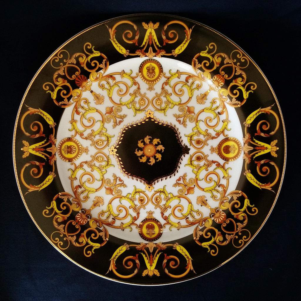 Rosenthal Versace Barocco - schaal / bord 31 cm, Ophalen of Verzenden, Overige stijlen, Porselein, Schaal of Schalen