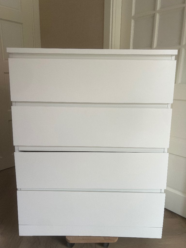 IKEA MALM ladekast, Huis en Inrichting, Kasten | Ladekasten, Ophalen, Kunststof, 50 tot 100 cm, 3 of 4 laden