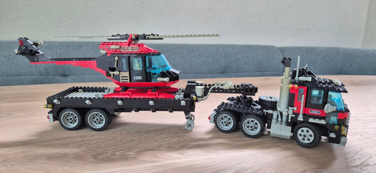 LEGO Model Team Helicopter Super Transporter 5590 uit 1990., Ophalen, Gebruikt, Overige thema's, Lego
