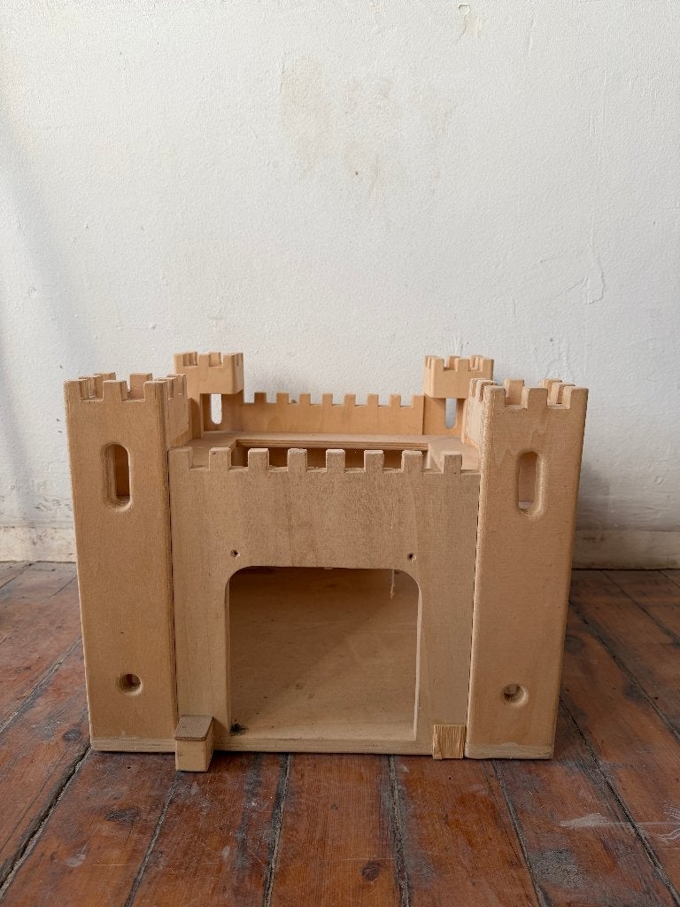 Waldorf houten speel kasteel, Ophalen, Gebruikt, Overige typen