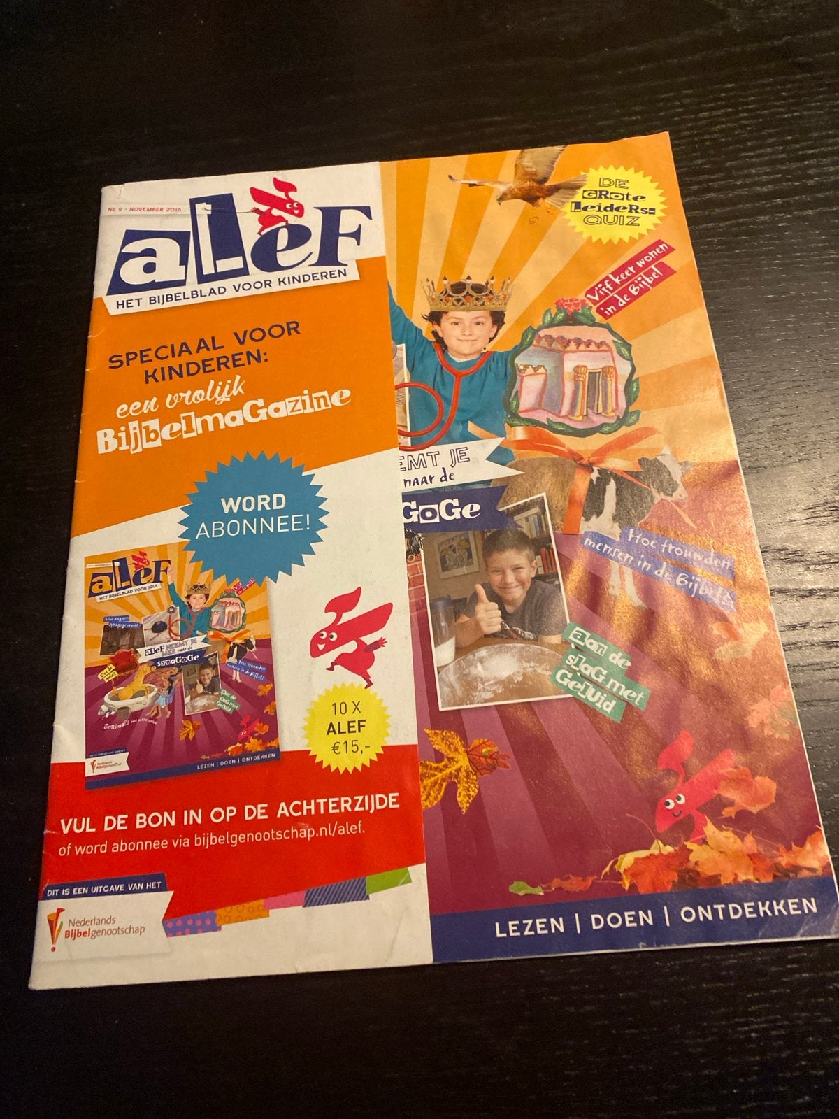 Alef: Het Bijbelblad voor Kinderen - Speciale Editie, Ophalen, Gelezen, Overige typen