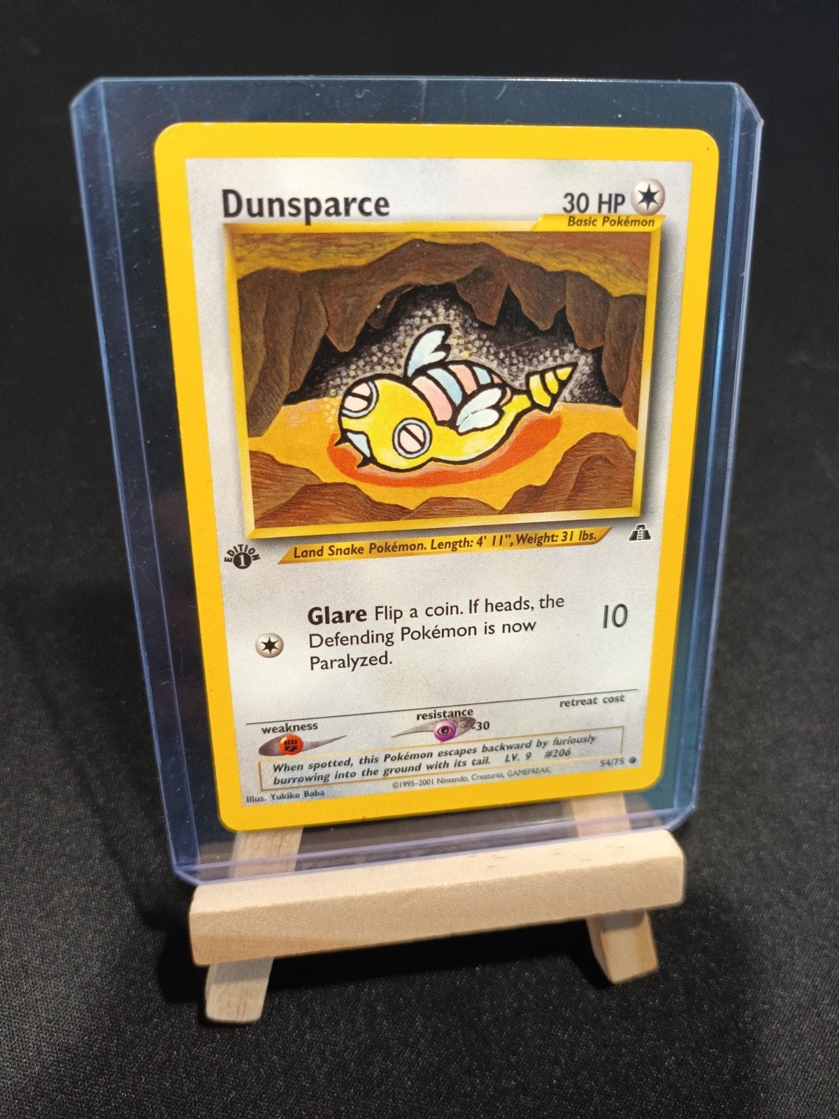 Dunsparce 54/75 - 1st Edition - Neo Discovery - Yukiko Baba, Ophalen of Verzenden, Gebruikt, Losse kaart