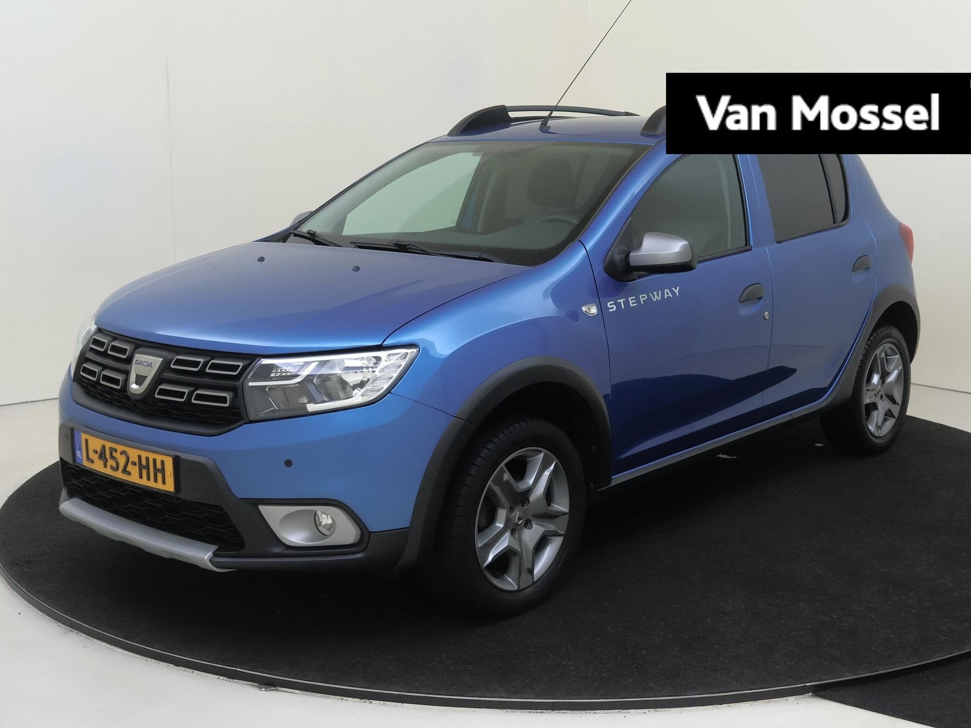 Dacia Sandero Stepway TCe90 Tech Road | Navigatie | Parkeers, Auto's, Stof, Euro 6, Blauw, Bedrijf