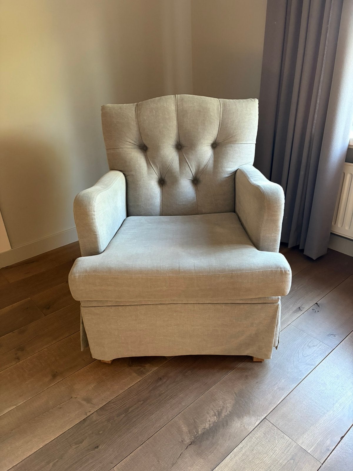 2 Landelijks fauteuils van Olaf te koop, Huis en Inrichting, Banken | Sofa's en Chaises Longues, Gebruikt, Eenpersoons, 75 tot 100 cm