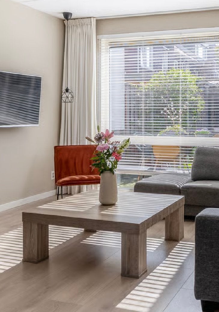 Salontafel, Huis en Inrichting, Tafels | Salontafels, Ophalen, Overige materialen, Vierkant, Zo goed als nieuw