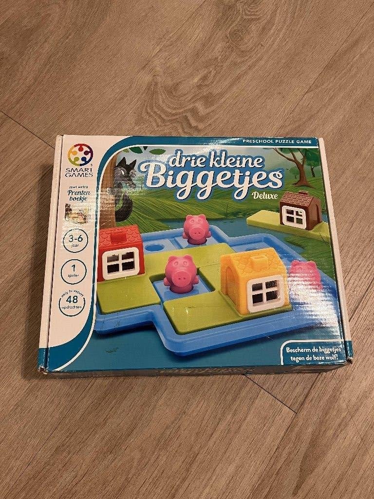 SmartGames Drie Kleine Biggetjes Puzzelspel, Ophalen of Verzenden, Minder dan 500 stukjes, Zo goed als nieuw, Rubik's of 3D-puzzel