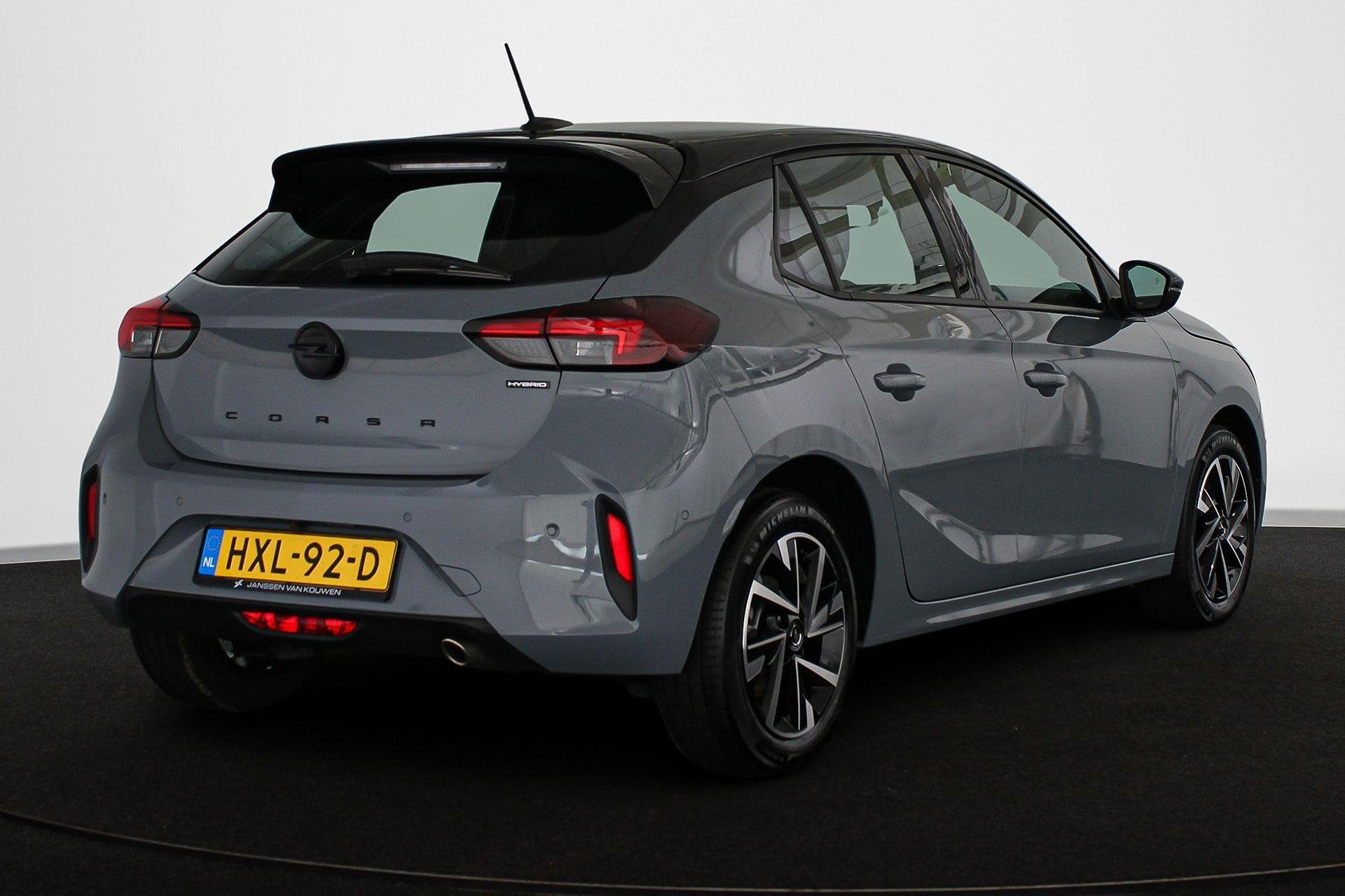 Opel Corsa 1.2 Turbo Hybrid GS NL Auto Apple CarPlay Achteru, Stof, Gebruikt, Euro 6, 1199 cc