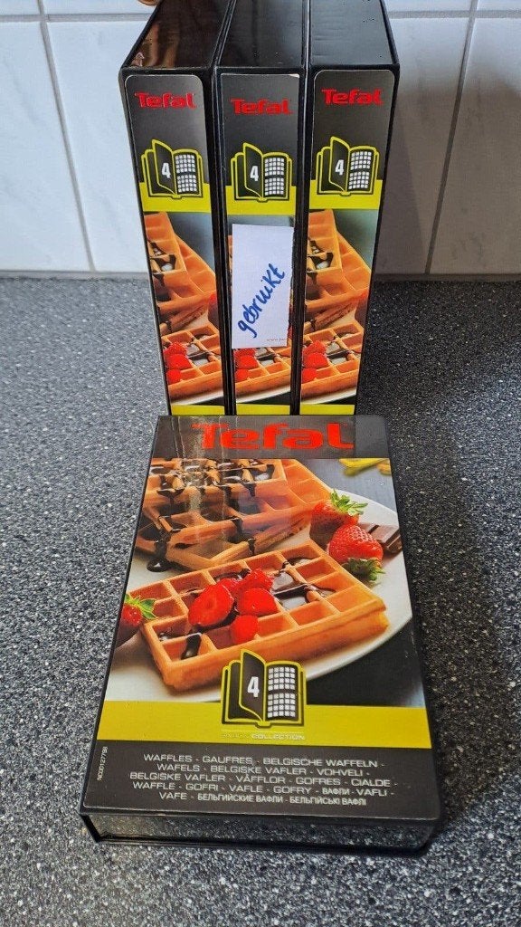 Tefal snack collection wafelijzer platen Belgische wafels, Onbekend, Ophalen of Verzenden, Zo goed als nieuw, Onbekend