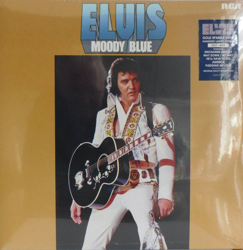 Elvis Presley. Moody Blue FTD 334, Gold Vinyl, Ophalen of Verzenden, 12 inch, Nieuw in verpakking, Dubbel-LP