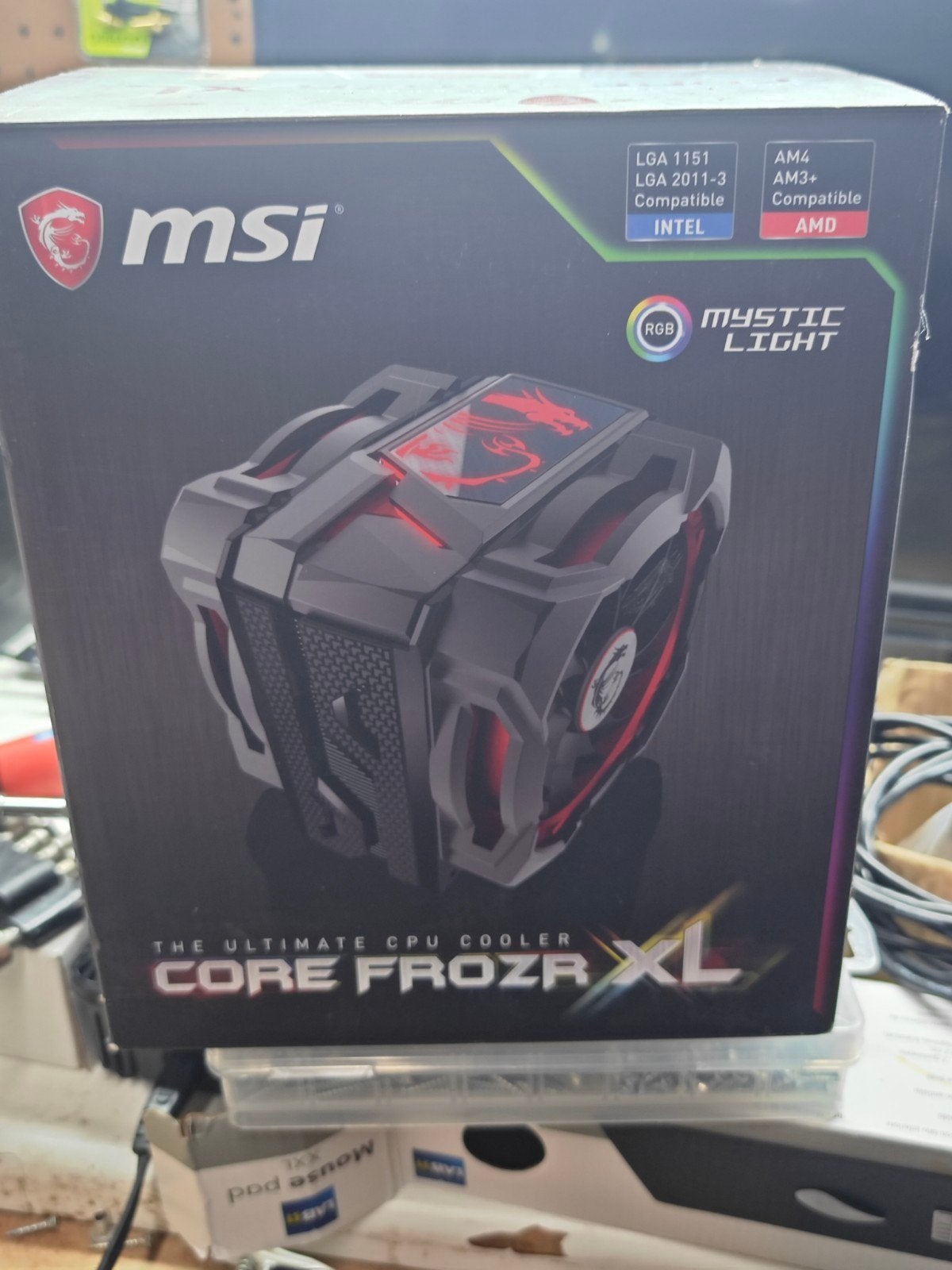 MSI Core Frozr XL CPU Luchtkoeler RGB, Computers en Software, Computerkoelers, Ophalen of Verzenden