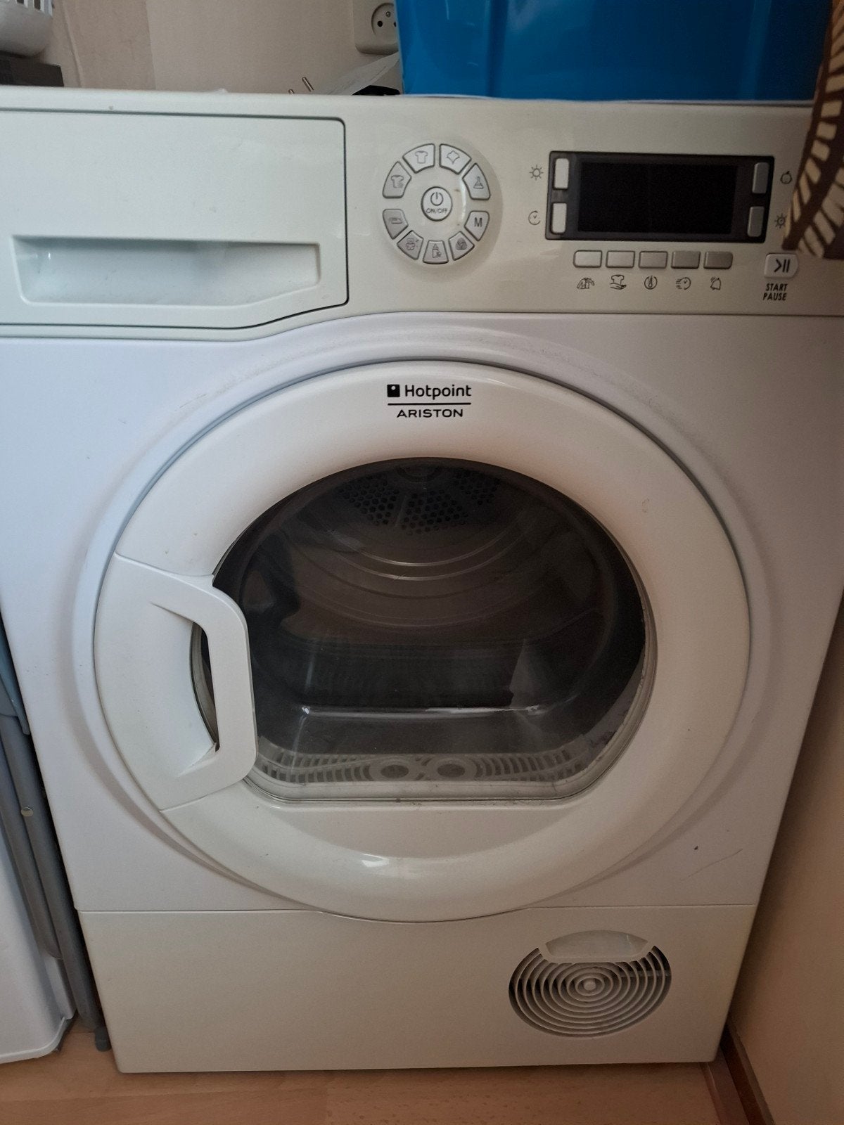 Hotpoint Ariston wasdroger - Gebruikt, goede staat, Witgoed en Apparatuur, Wasdrogers, Gebruikt, Luchtafvoer, Voorlader, 6 tot 8 kg