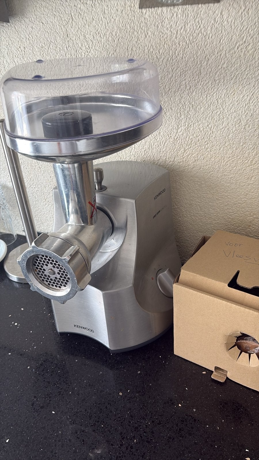 Kenwood PRO 2000 Excel Vleesmolen - Zeer goed, Witgoed en Apparatuur, Keukenmixers, Ophalen of Verzenden, Zo goed als nieuw