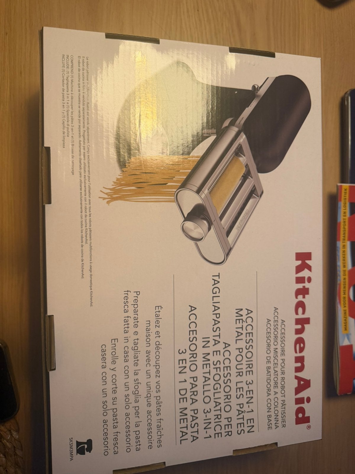 Kitchen aid pastamaker 3 in 1 nieuw in doos, Ophalen of Verzenden, Nieuw