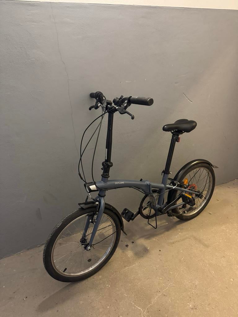 Btwin Oxylane 120 Foldie Vouwfiets, 20 inch of meer, Gebruikt, Heren, Versnellingen