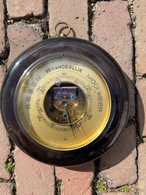 Vintage barometer van Lufft, Audio, Tv en Foto, Weerstations en Barometers, Zo goed als nieuw, Barometer, Ophalen of Verzenden