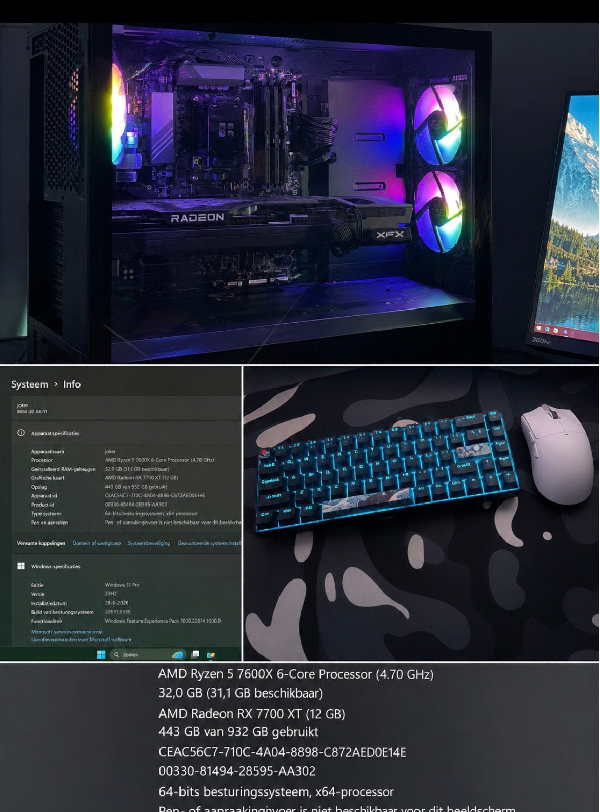 Hele goede gaming pc, Computers en Software, Ophalen, Gebruikt, Gaming, 4 Ghz of meer