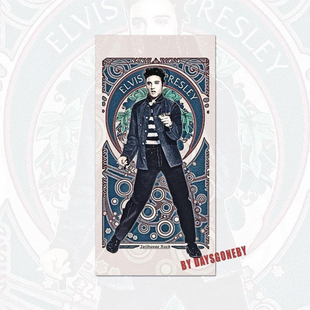 Elvis Presley Poster Jailhouse Rock 50s Muziek Print, Verzenden, Nieuw, A1 t/m A3, Film en Tv
